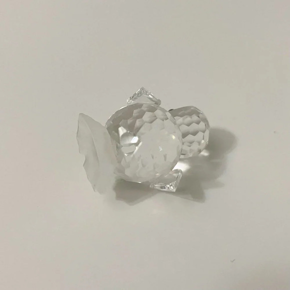 Crystal Glass Duck Figurine Miniature Figure 1.5 Inch Chip - Picture 13 of 16